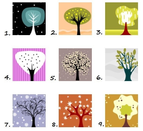 Это интересно.Тест личности по картинкам «Посади 2 дерева в сад»