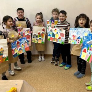 Зимние пейзажи от юных художников "Охры" Зимние пейзажи от юных художников "Охры"