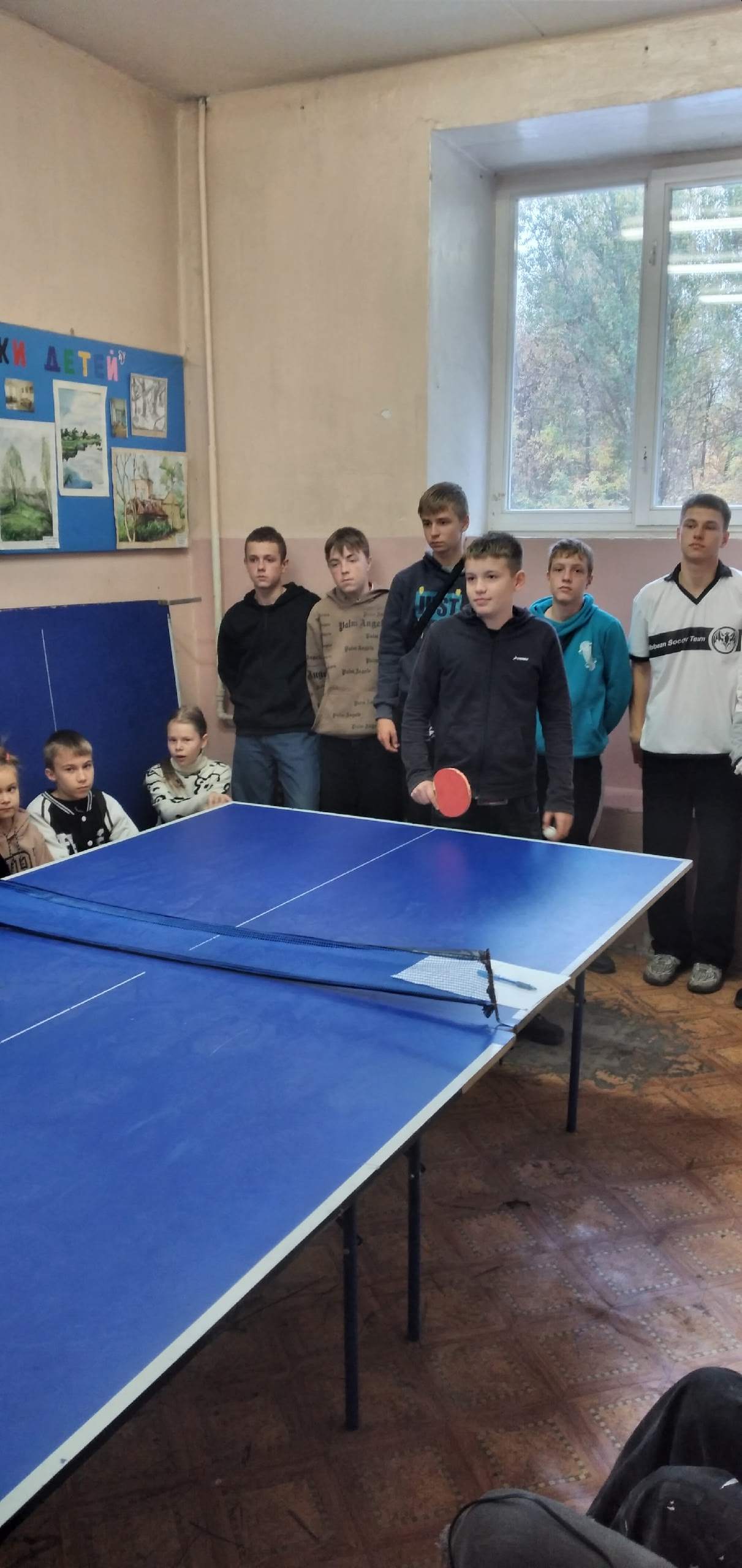 Турнир по настольному теннису в подростковом клубе «Ровесник»