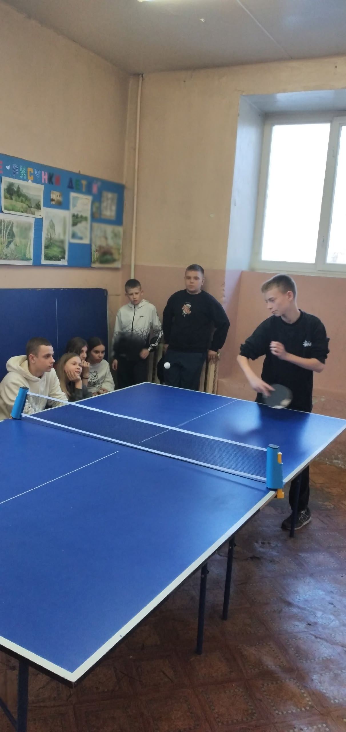 Турнир по настольному теннису в подростковом клубе «Ровесник»