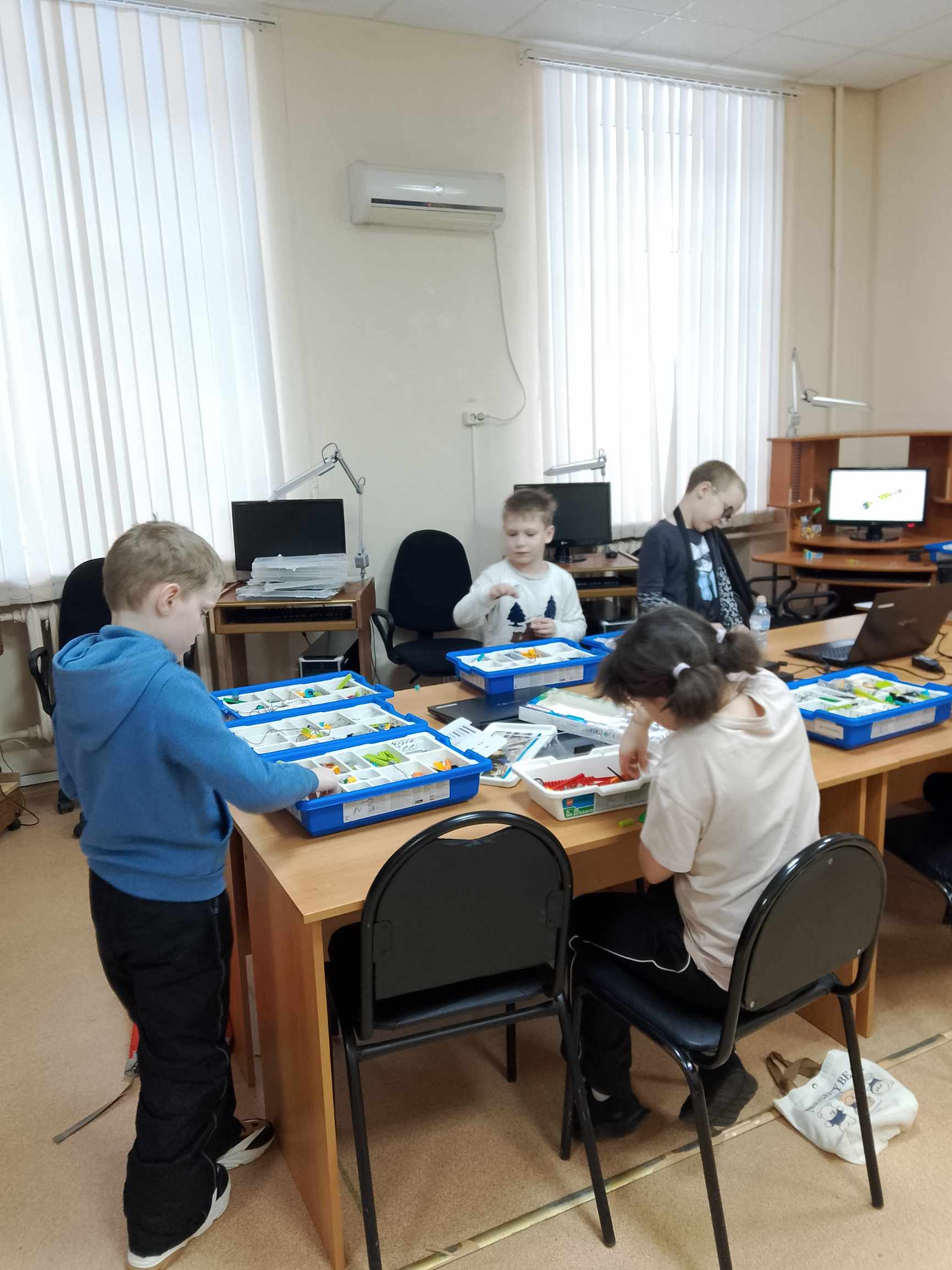 Занятия в объединении «РобоТоша»