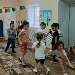 Космическая физкультура в детском объединении "Импульс"