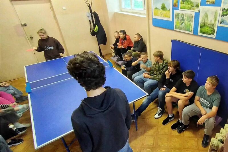 Спортивное мероприятие по настольному теннису
